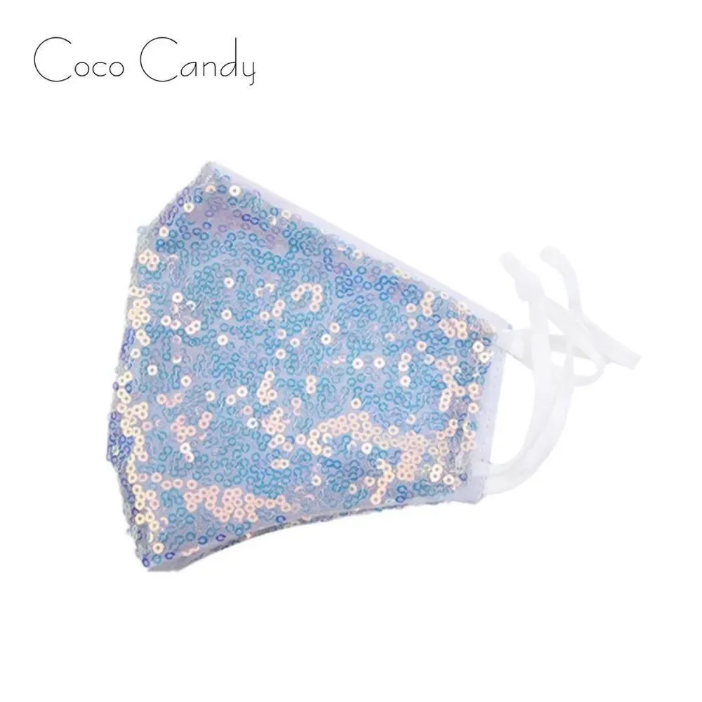 🆕Luxury Purple Sequin Face Mask